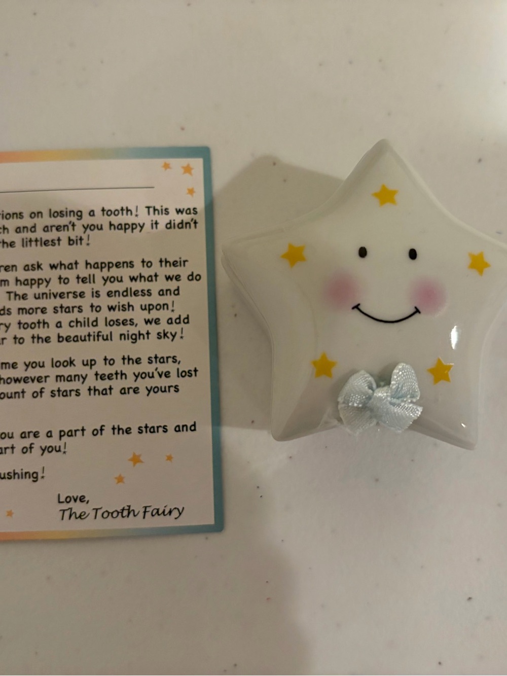 Ceramic Tooth Fairy Box